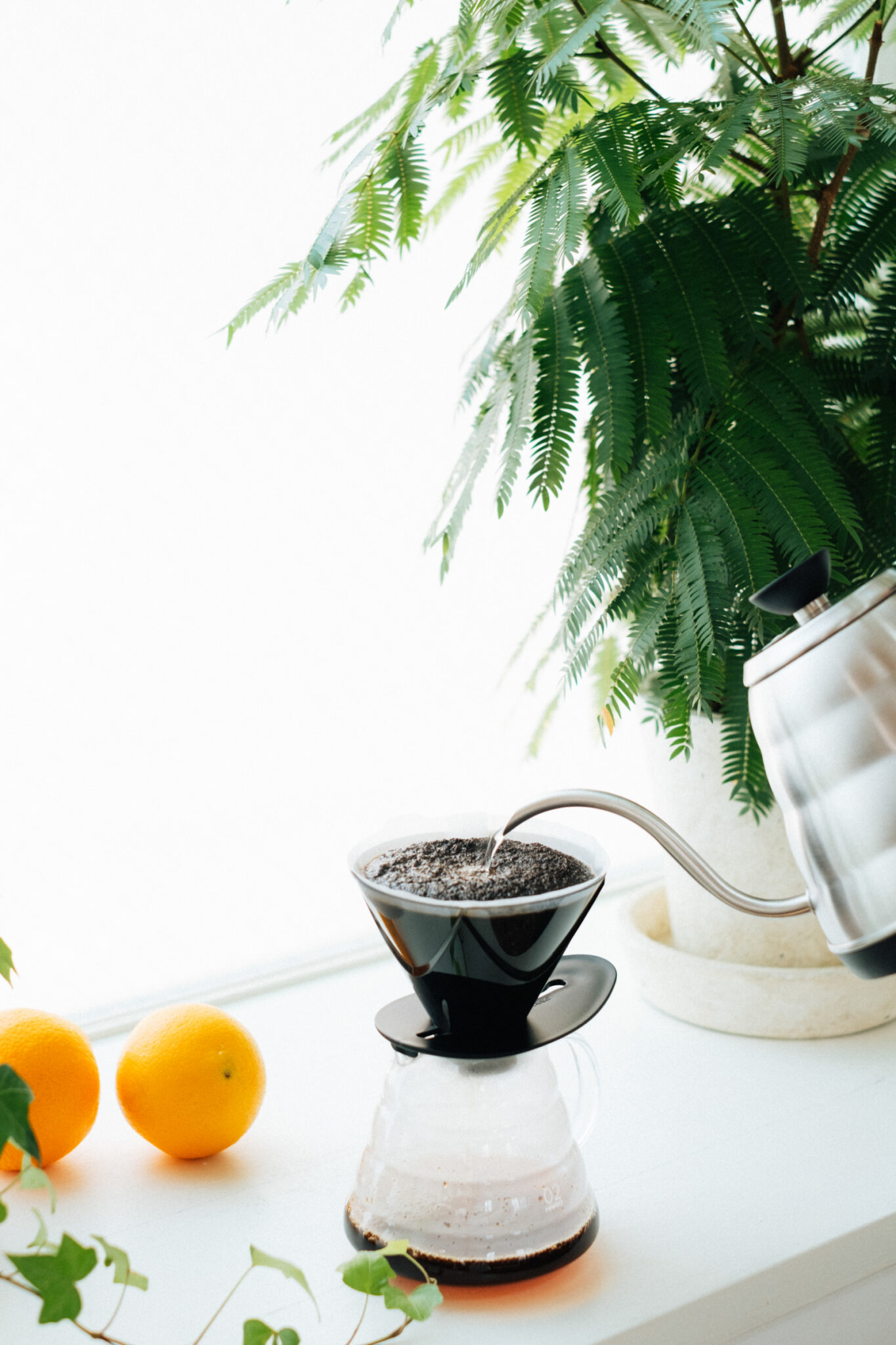 VDMU-02-CW-3 Café a ser feito no produto V60 One Pour Dripper Mugen